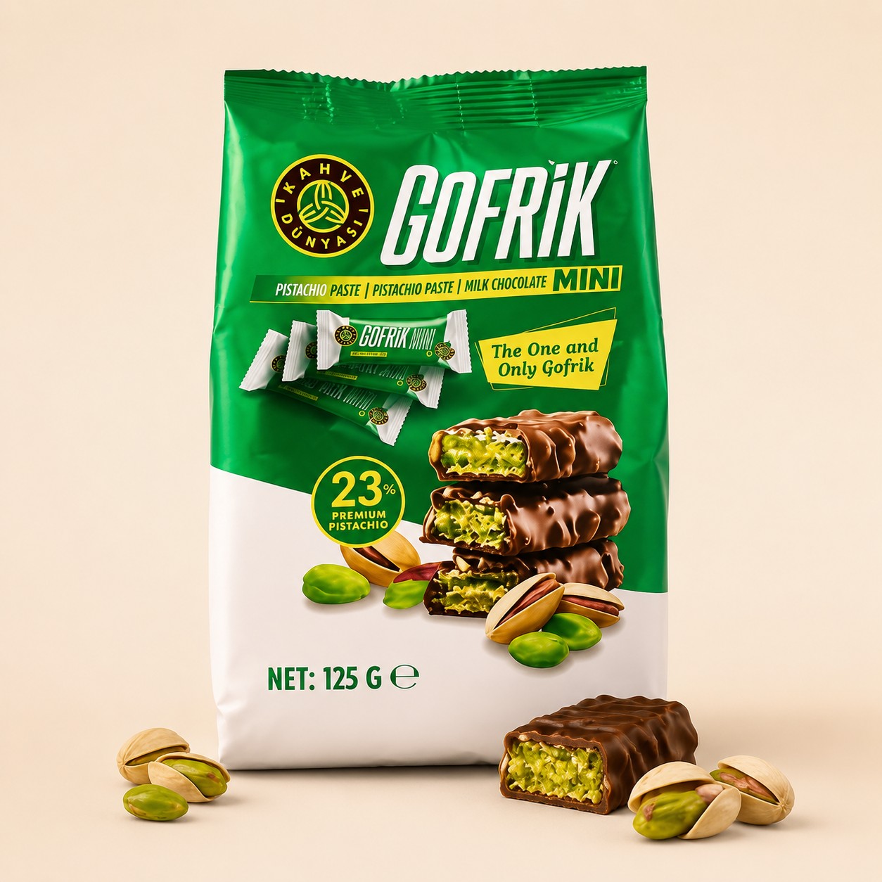 Gofrik 開心果牛奶朱古力威化餅馬來西亞代購