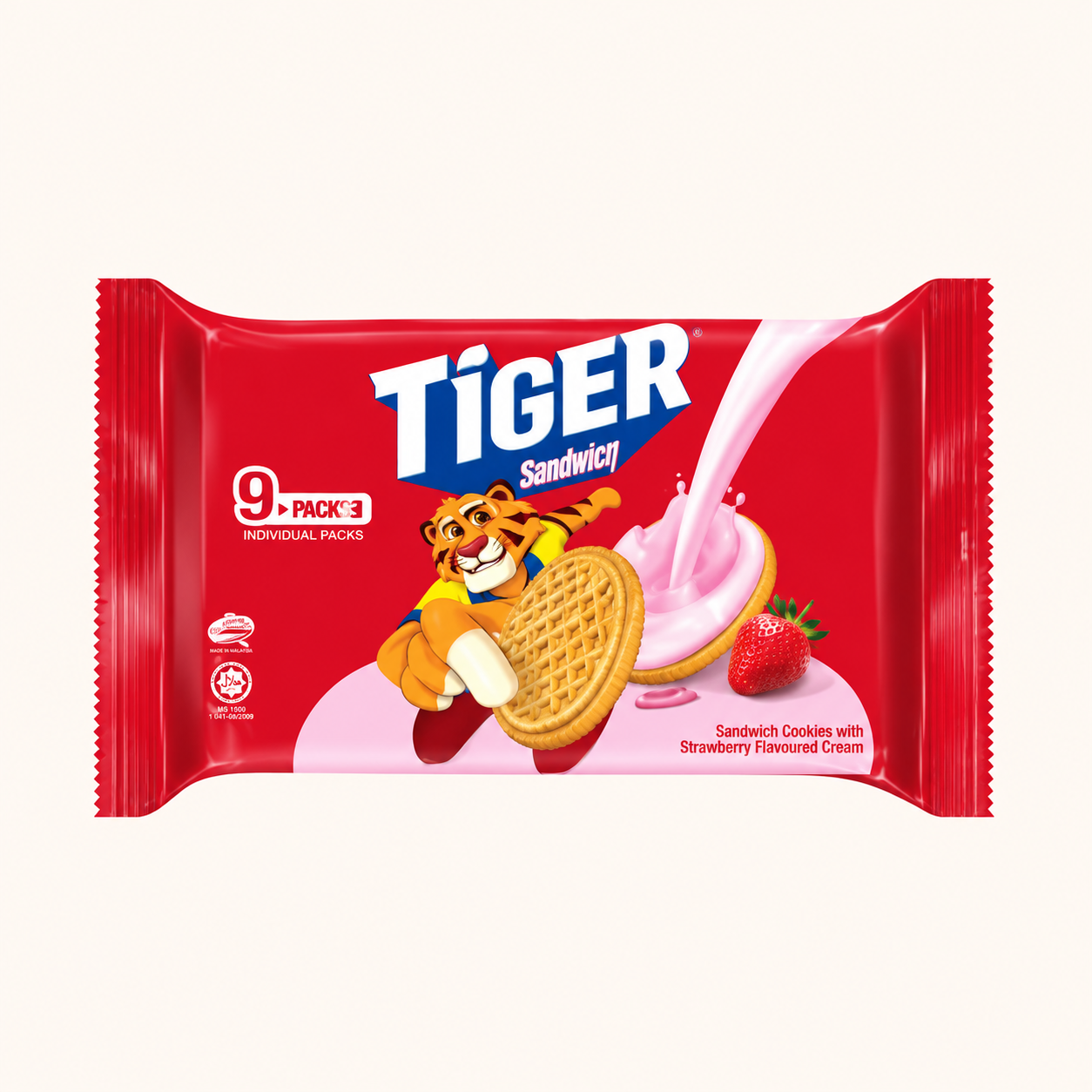 Tiger Golden Sandwich 士多啤梨夾心餅家庭裝