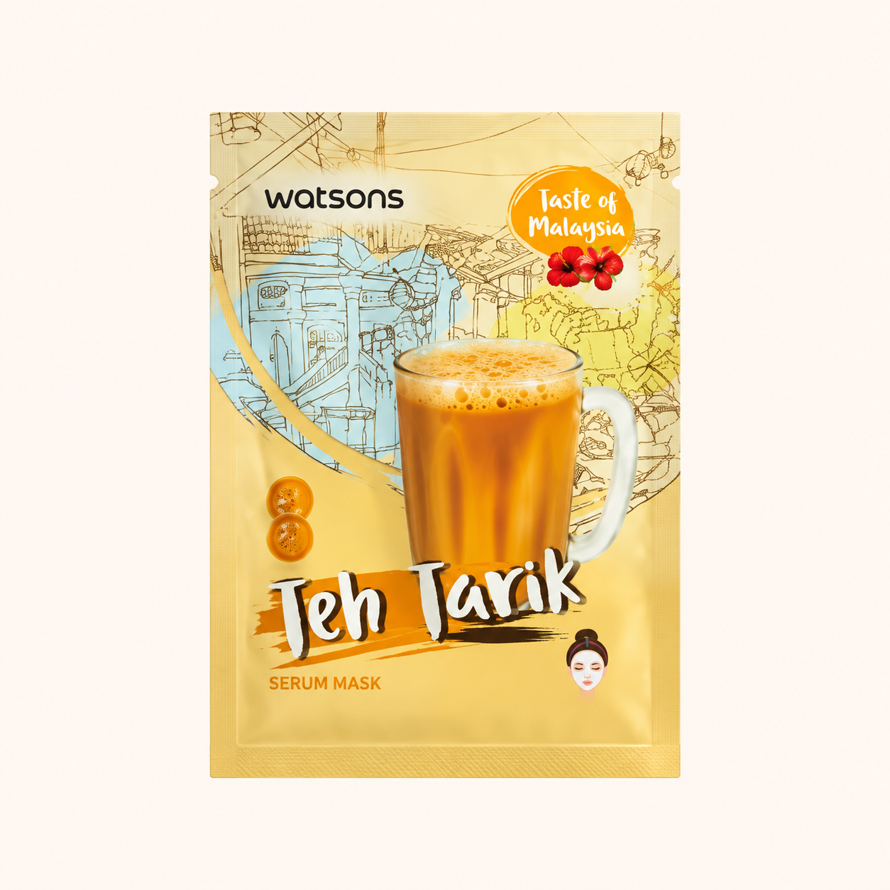 Watsons Taste of Malaysia 拉茶精華面膜